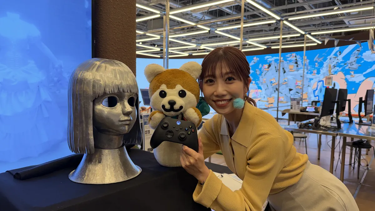 NHK「首都圏ネットワーク」の取材で Yuki と並ぶリポーターとしゅと犬くん