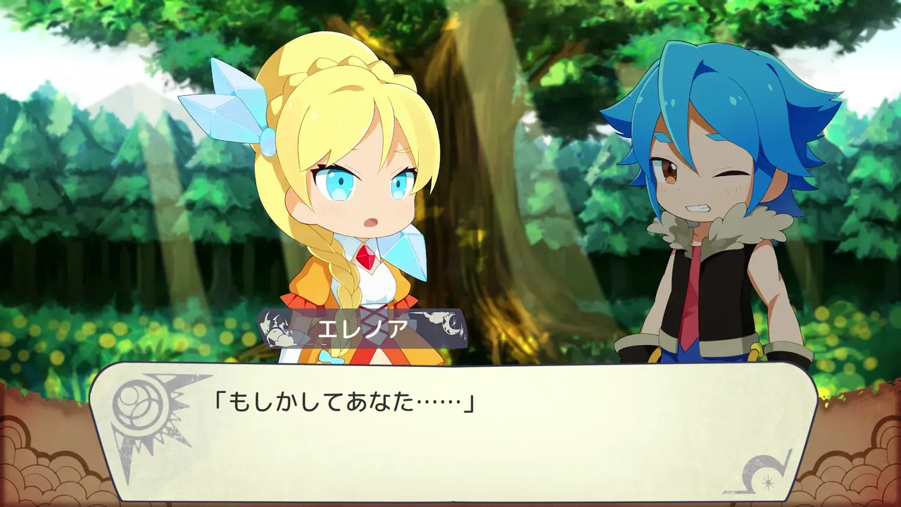 キャラクター同士の会話シーン